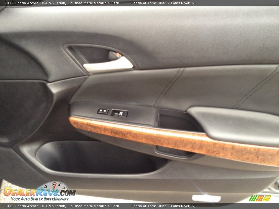 2012 Honda Accord EX-L V6 Sedan Polished Metal Metallic / Black Photo #27
