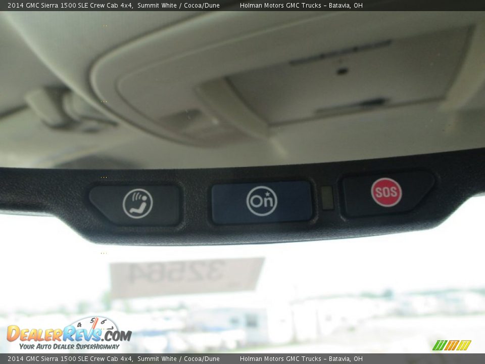 2014 GMC Sierra 1500 SLE Crew Cab 4x4 Summit White / Cocoa/Dune Photo #24