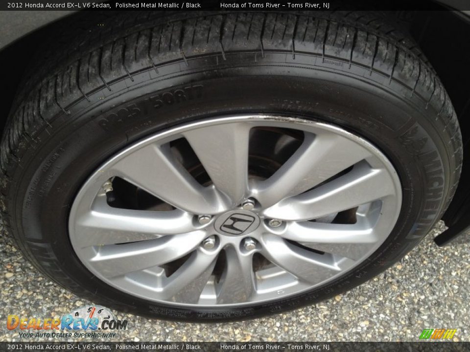 2012 Honda Accord EX-L V6 Sedan Polished Metal Metallic / Black Photo #30