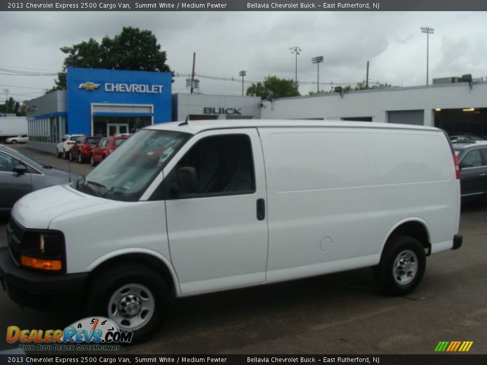 2013 Chevrolet Express 2500 Cargo Van Summit White / Medium Pewter Photo #1