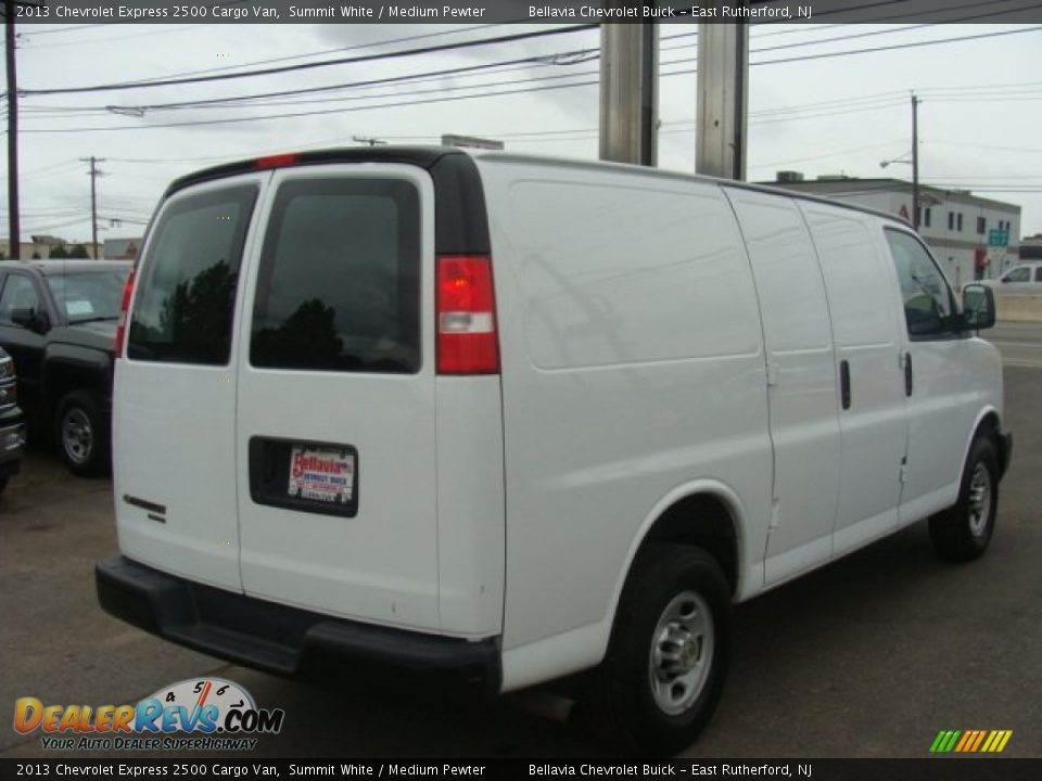 2013 Chevrolet Express 2500 Cargo Van Summit White / Medium Pewter Photo #4