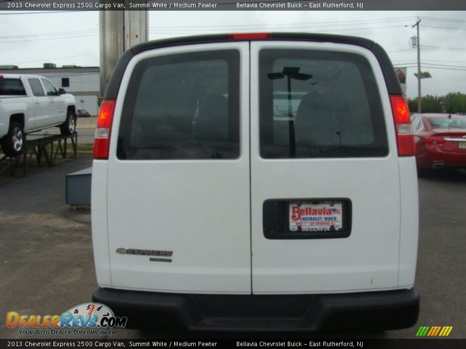 2013 Chevrolet Express 2500 Cargo Van Summit White / Medium Pewter Photo #5