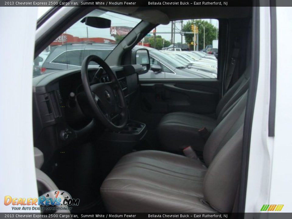 2013 Chevrolet Express 2500 Cargo Van Summit White / Medium Pewter Photo #7