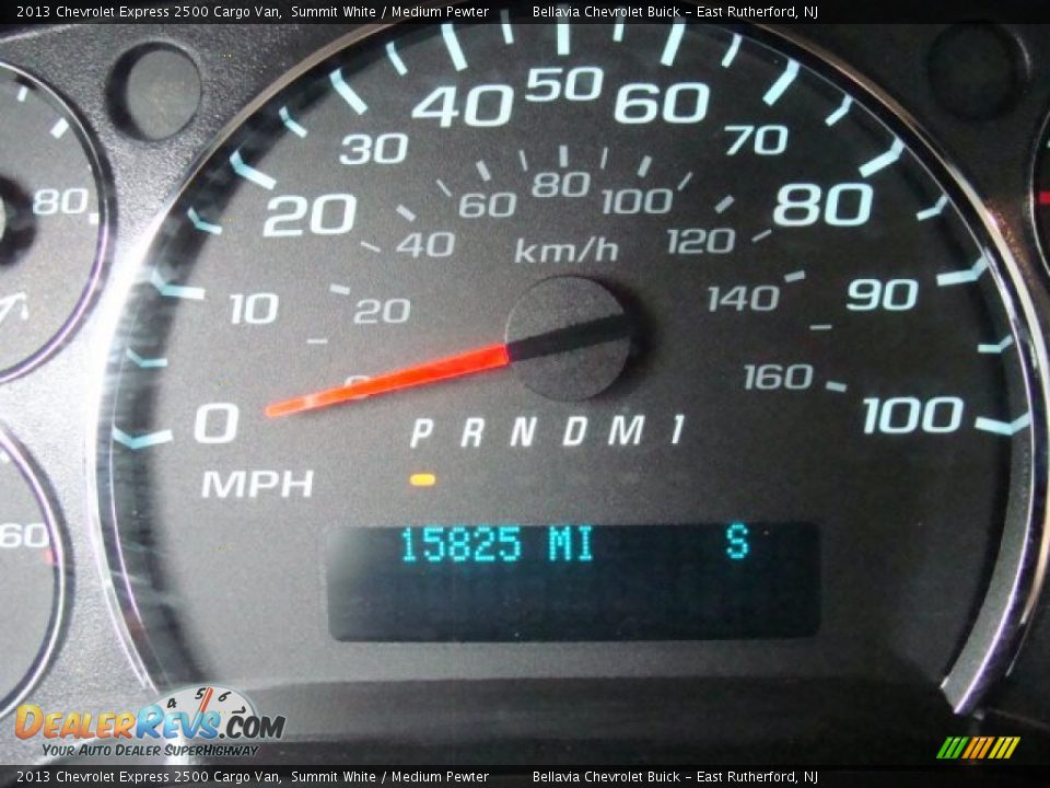2013 Chevrolet Express 2500 Cargo Van Summit White / Medium Pewter Photo #10