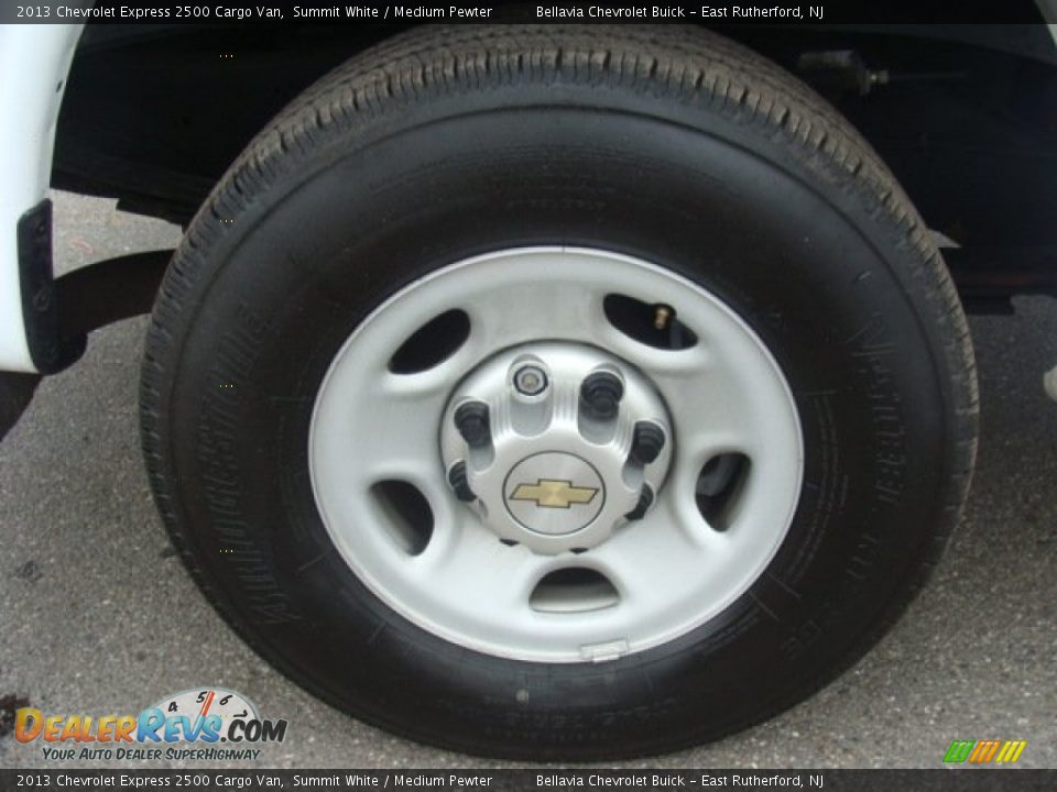 2013 Chevrolet Express 2500 Cargo Van Summit White / Medium Pewter Photo #14