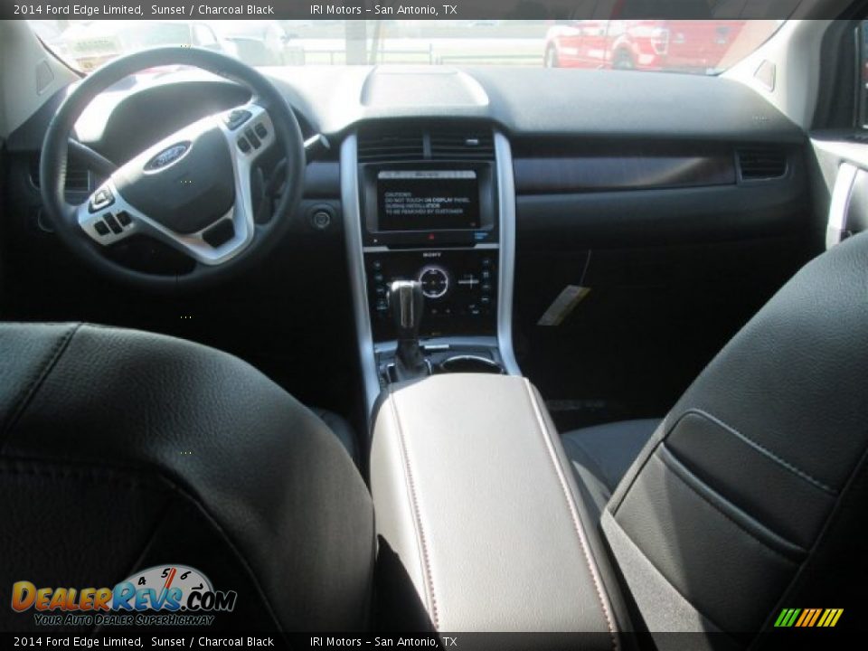 2014 Ford Edge Limited Sunset / Charcoal Black Photo #7
