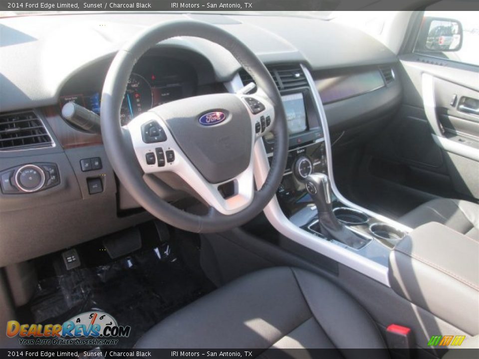 2014 Ford Edge Limited Sunset / Charcoal Black Photo #12
