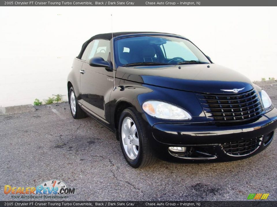 2005 Chrysler PT Cruiser Touring Turbo Convertible Black / Dark Slate Gray Photo #4