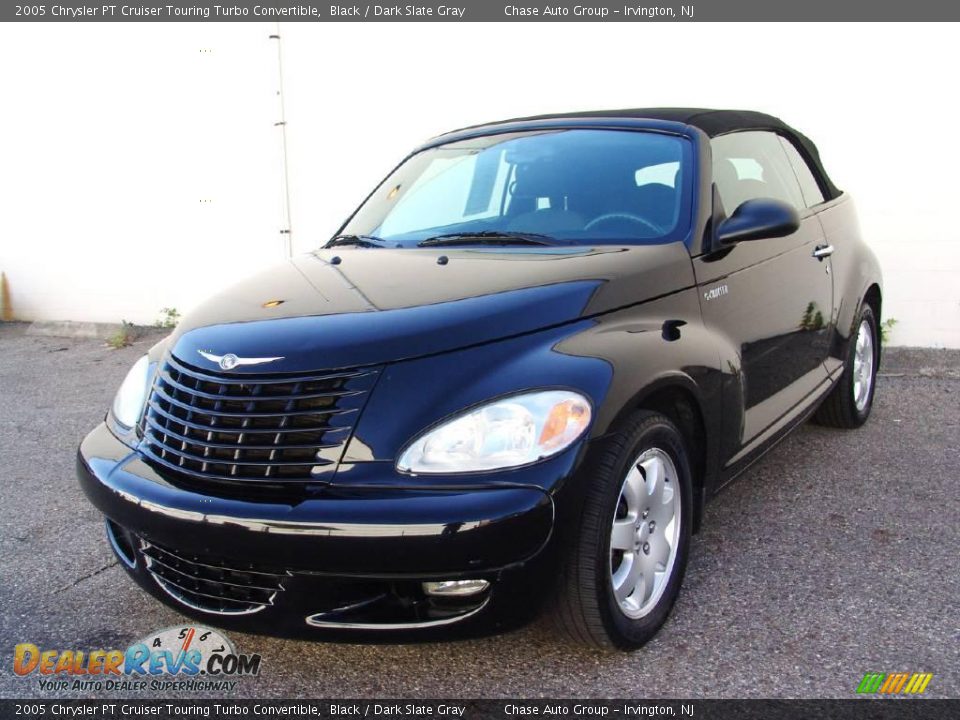 2005 Chrysler PT Cruiser Touring Turbo Convertible Black / Dark Slate Gray Photo #5