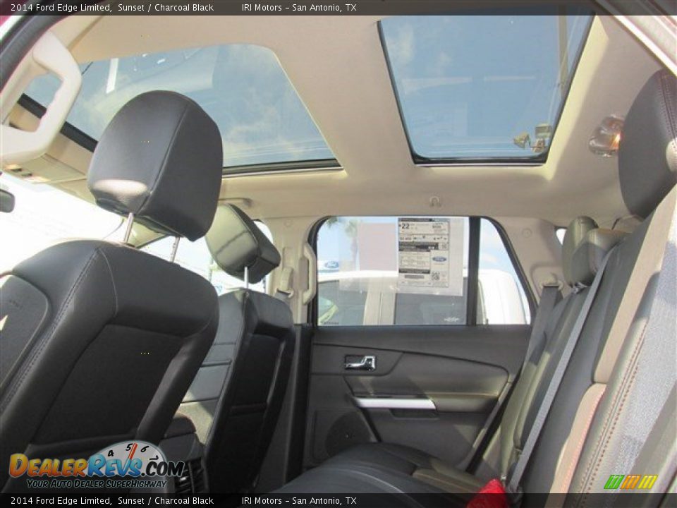 2014 Ford Edge Limited Sunset / Charcoal Black Photo #25
