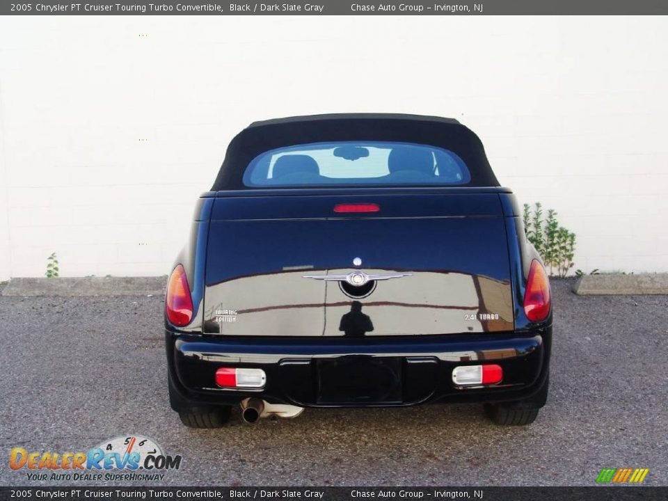 2005 Chrysler PT Cruiser Touring Turbo Convertible Black / Dark Slate Gray Photo #6