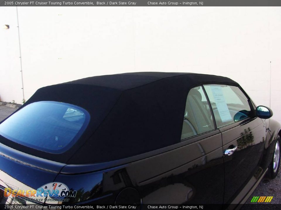 2005 Chrysler PT Cruiser Touring Turbo Convertible Black / Dark Slate Gray Photo #10