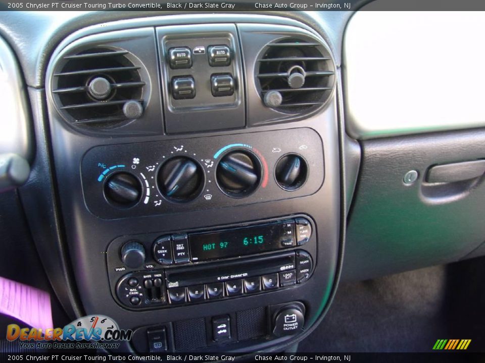 2005 Chrysler PT Cruiser Touring Turbo Convertible Black / Dark Slate Gray Photo #16