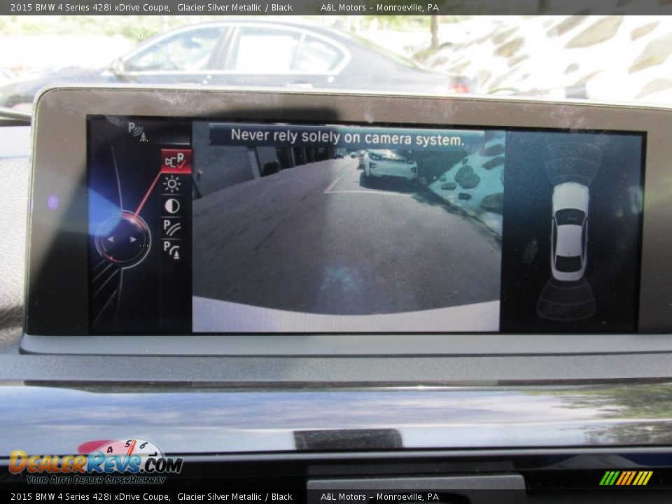 2015 BMW 4 Series 428i xDrive Coupe Glacier Silver Metallic / Black Photo #18