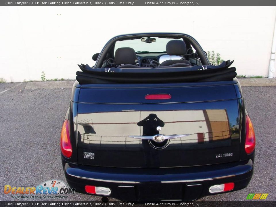 2005 Chrysler PT Cruiser Touring Turbo Convertible Black / Dark Slate Gray Photo #21