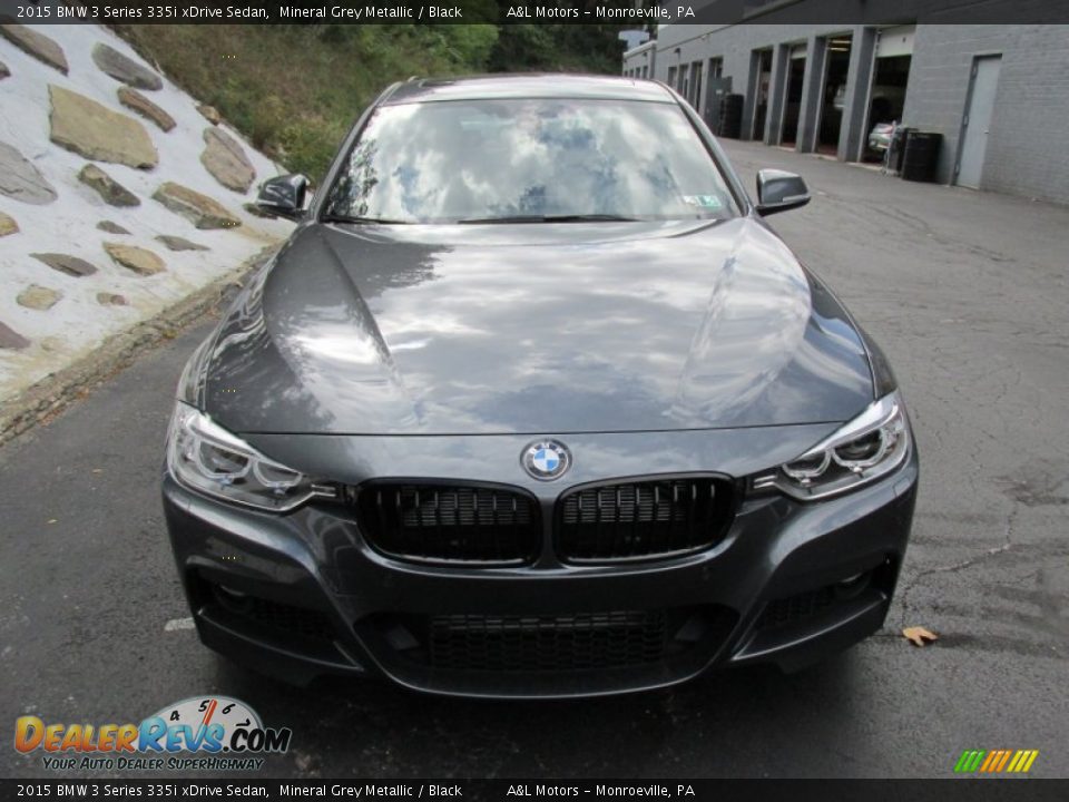 2015 BMW 3 Series 335i xDrive Sedan Mineral Grey Metallic / Black Photo #8