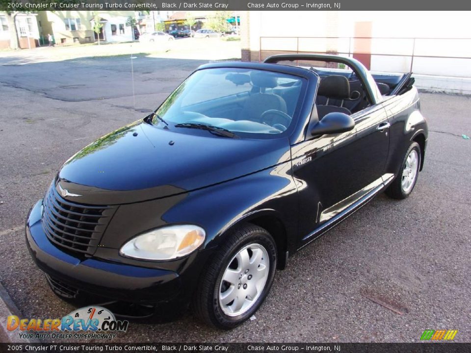 2005 Chrysler PT Cruiser Touring Turbo Convertible Black / Dark Slate Gray Photo #24