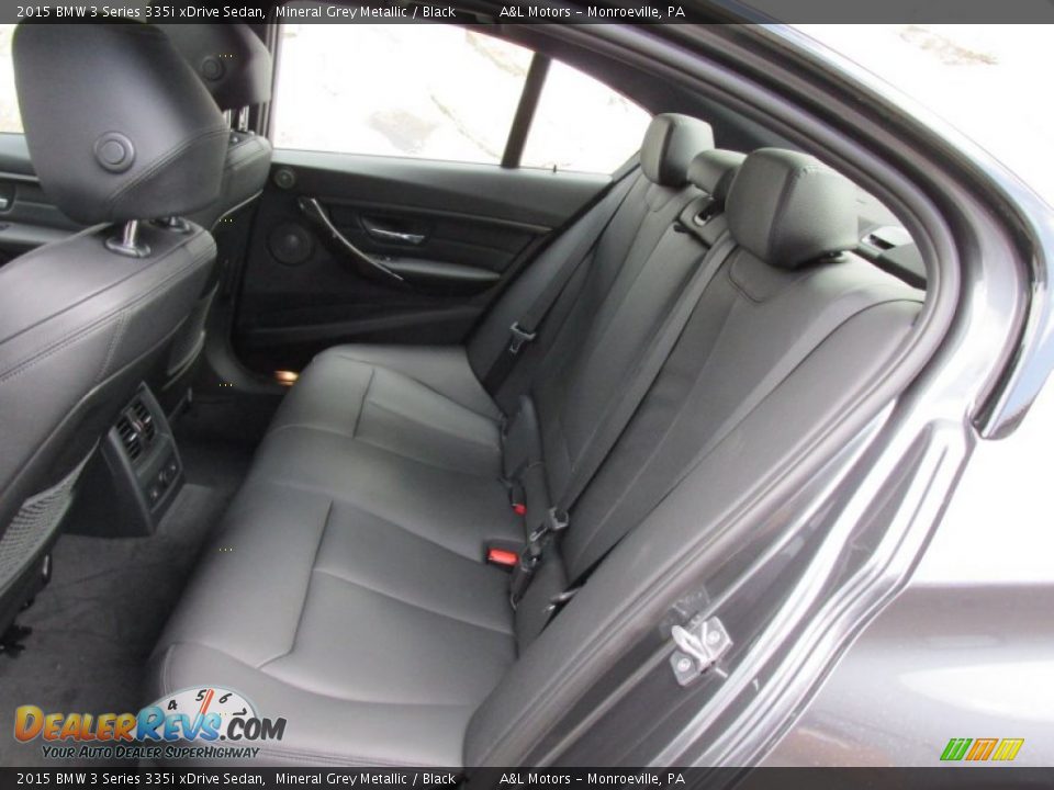 Rear Seat of 2015 BMW 3 Series 335i xDrive Sedan Photo #13