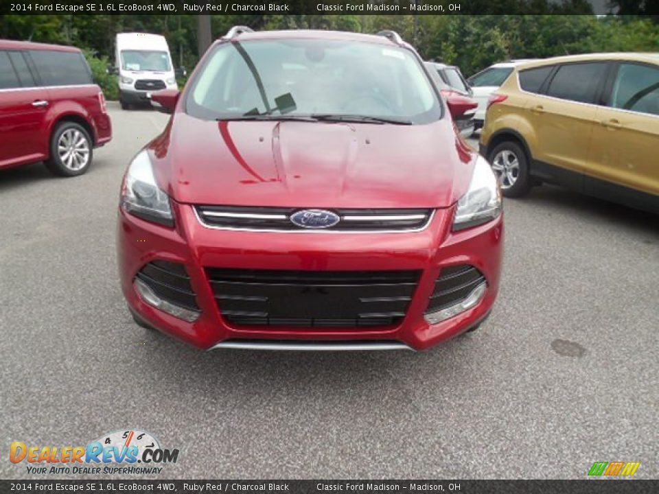 2014 Ford Escape SE 1.6L EcoBoost 4WD Ruby Red / Charcoal Black Photo #2