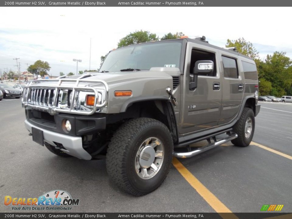 Front 3/4 View of 2008 Hummer H2 SUV Photo #3