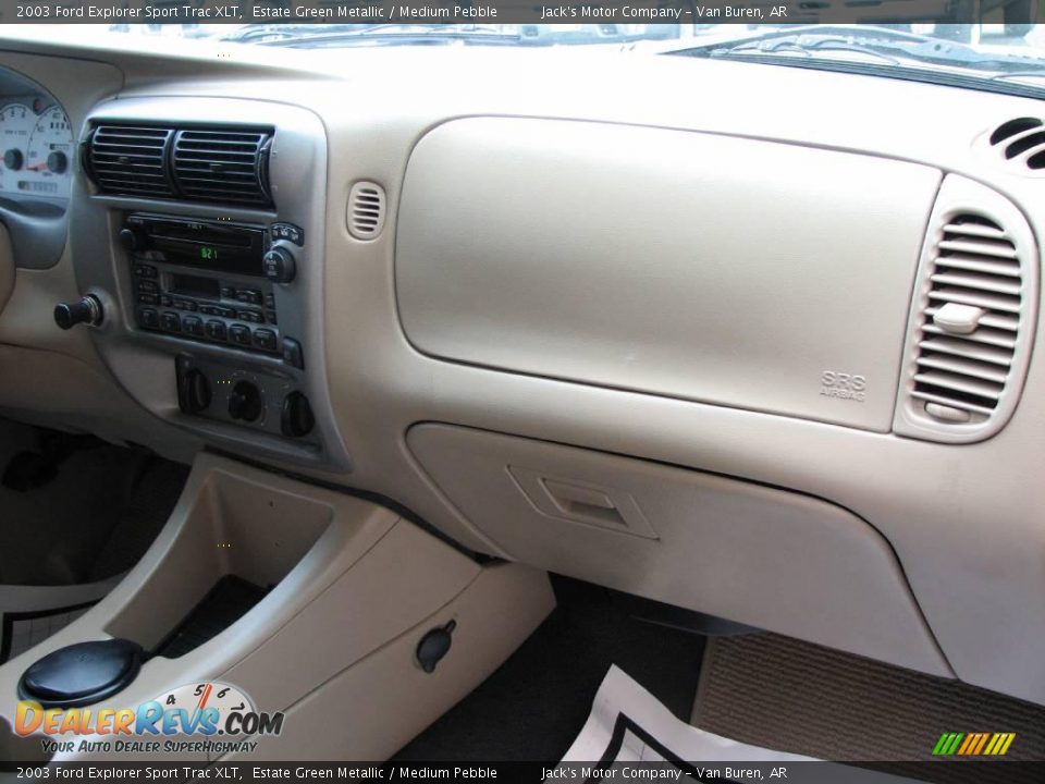 2003 Ford Explorer Sport Trac XLT Estate Green Metallic / Medium Pebble Photo #9