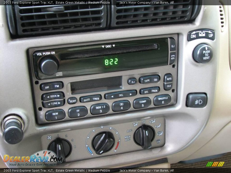 2003 Ford Explorer Sport Trac XLT Estate Green Metallic / Medium Pebble Photo #13