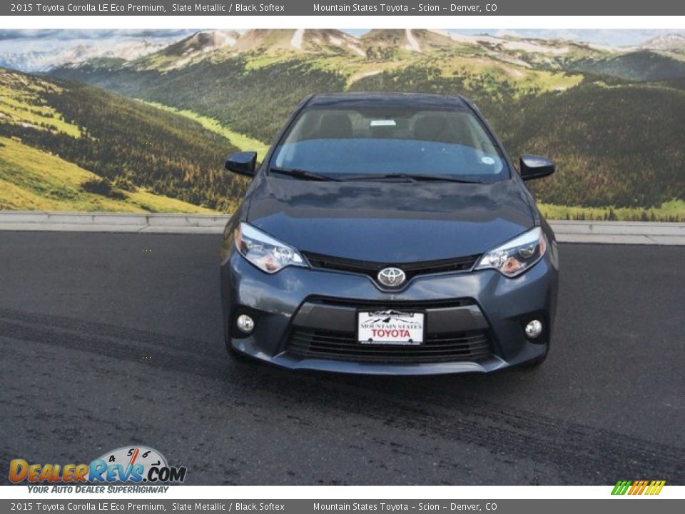 2015 Toyota Corolla LE Eco Premium Slate Metallic / Black Softex Photo #2