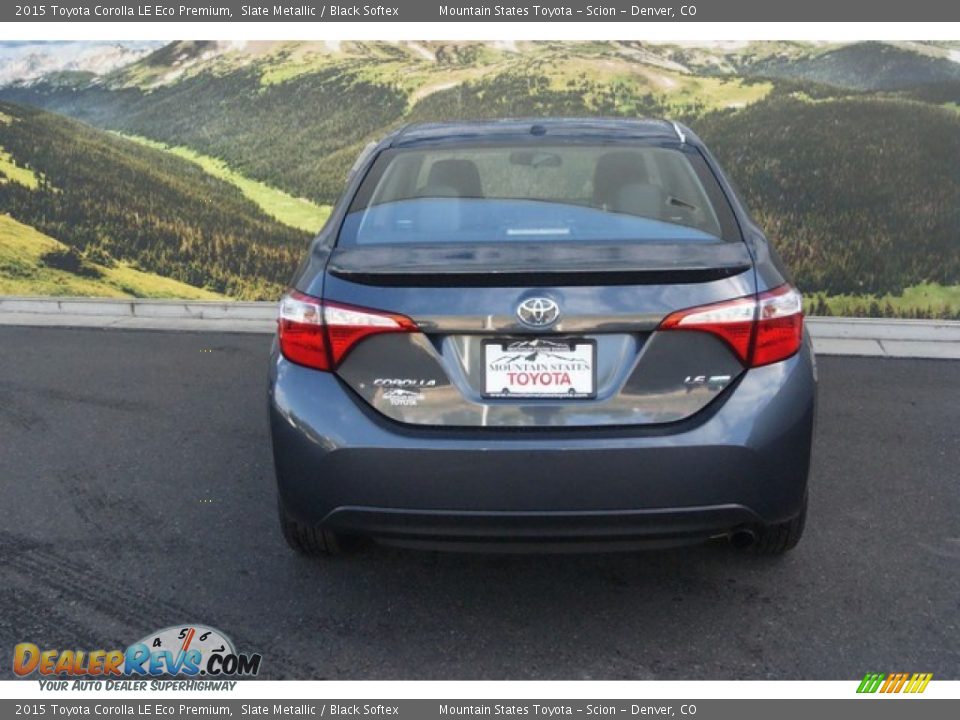 2015 Toyota Corolla LE Eco Premium Slate Metallic / Black Softex Photo #4
