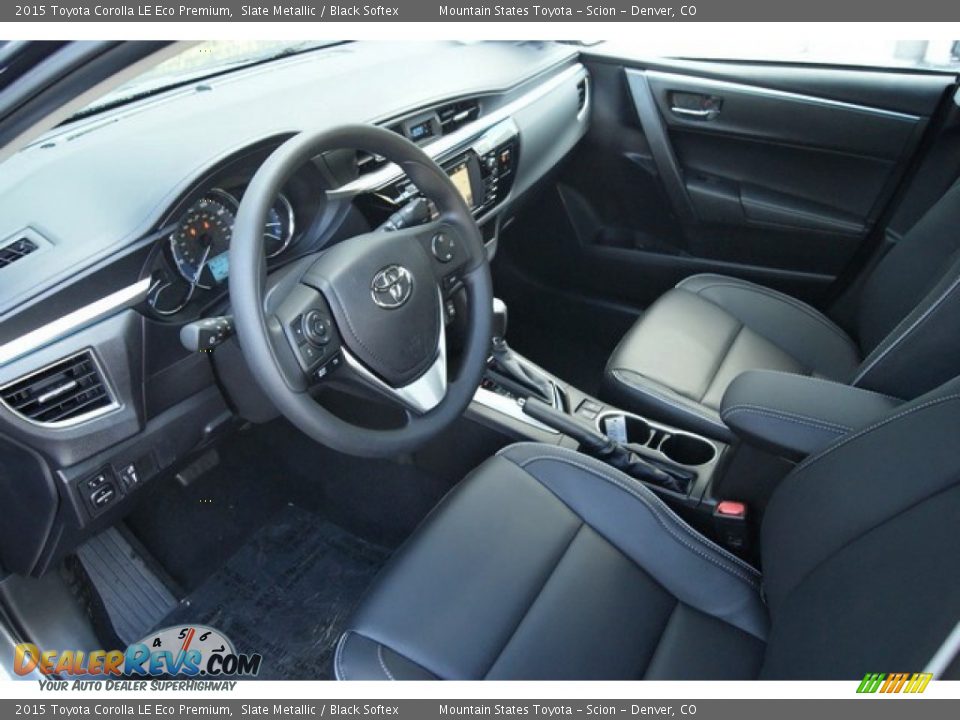 2015 Toyota Corolla LE Eco Premium Slate Metallic / Black Softex Photo #5