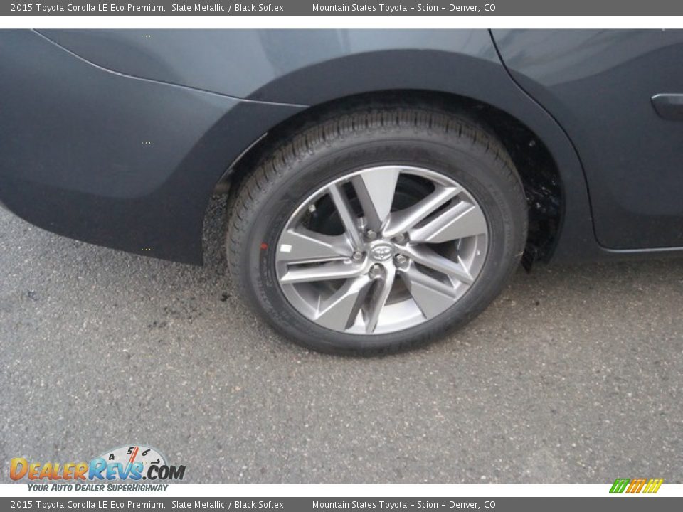 2015 Toyota Corolla LE Eco Premium Slate Metallic / Black Softex Photo #9
