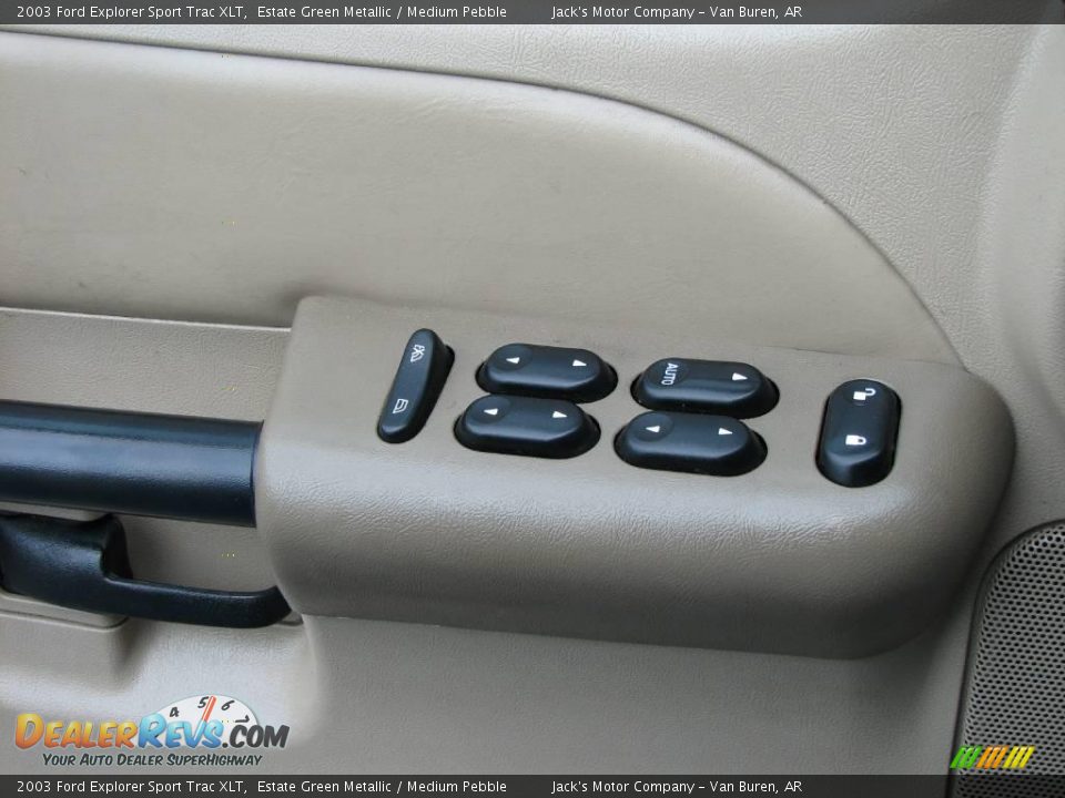 2003 Ford Explorer Sport Trac XLT Estate Green Metallic / Medium Pebble Photo #15