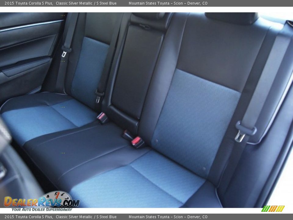 Rear Seat of 2015 Toyota Corolla S Plus Photo #7