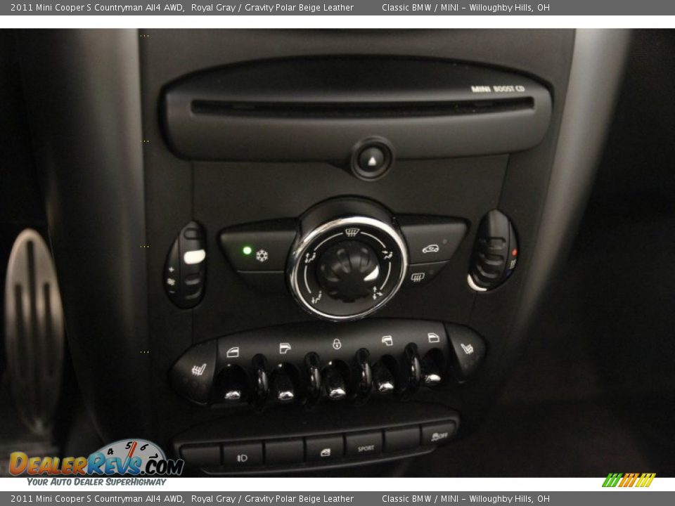 2011 Mini Cooper S Countryman All4 AWD Royal Gray / Gravity Polar Beige Leather Photo #10