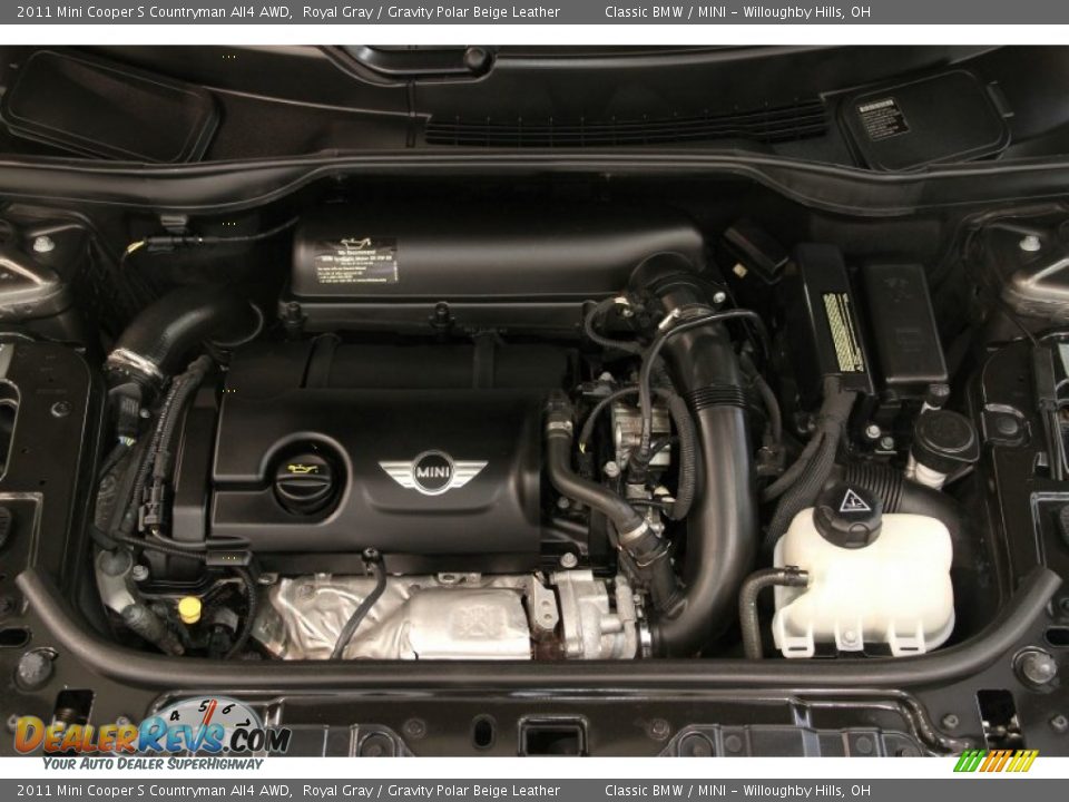 2011 Mini Cooper S Countryman All4 AWD Royal Gray / Gravity Polar Beige Leather Photo #22