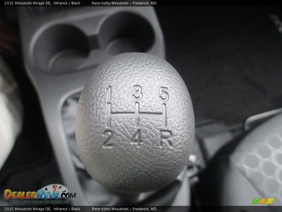 2015 Mitsubishi Mirage DE Infrared / Black Photo #21