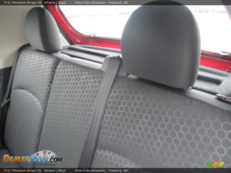2015 Mitsubishi Mirage DE Infrared / Black Photo #22