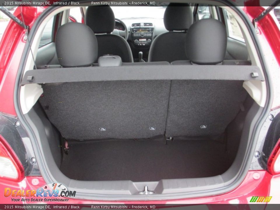 2015 Mitsubishi Mirage DE Infrared / Black Photo #25