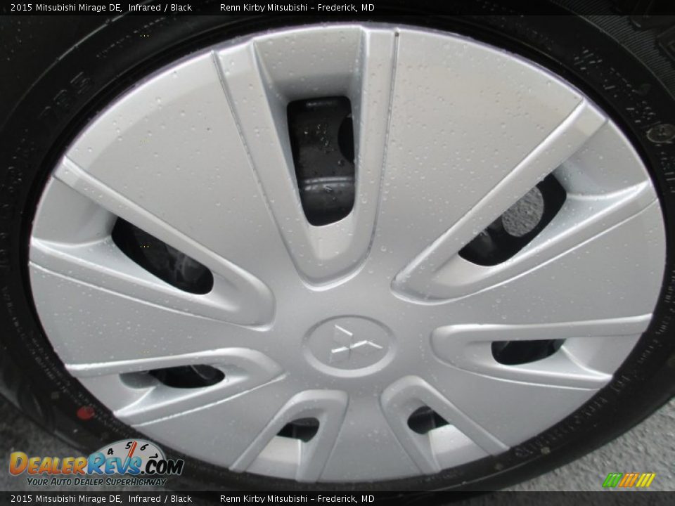 2015 Mitsubishi Mirage DE Infrared / Black Photo #26