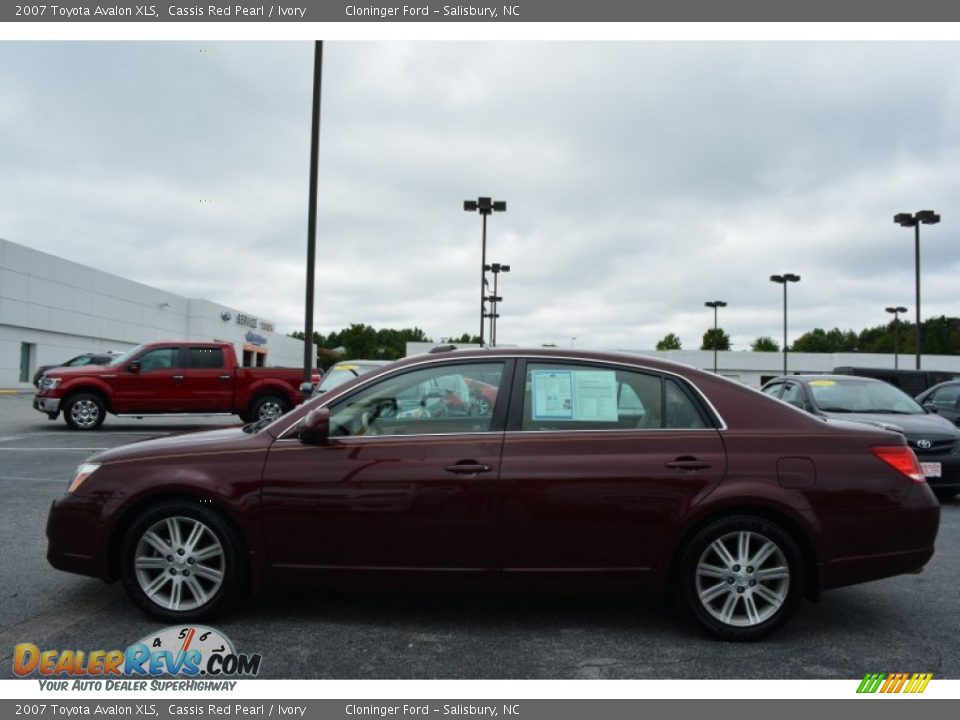 2007 Toyota Avalon XLS Cassis Red Pearl / Ivory Photo #6