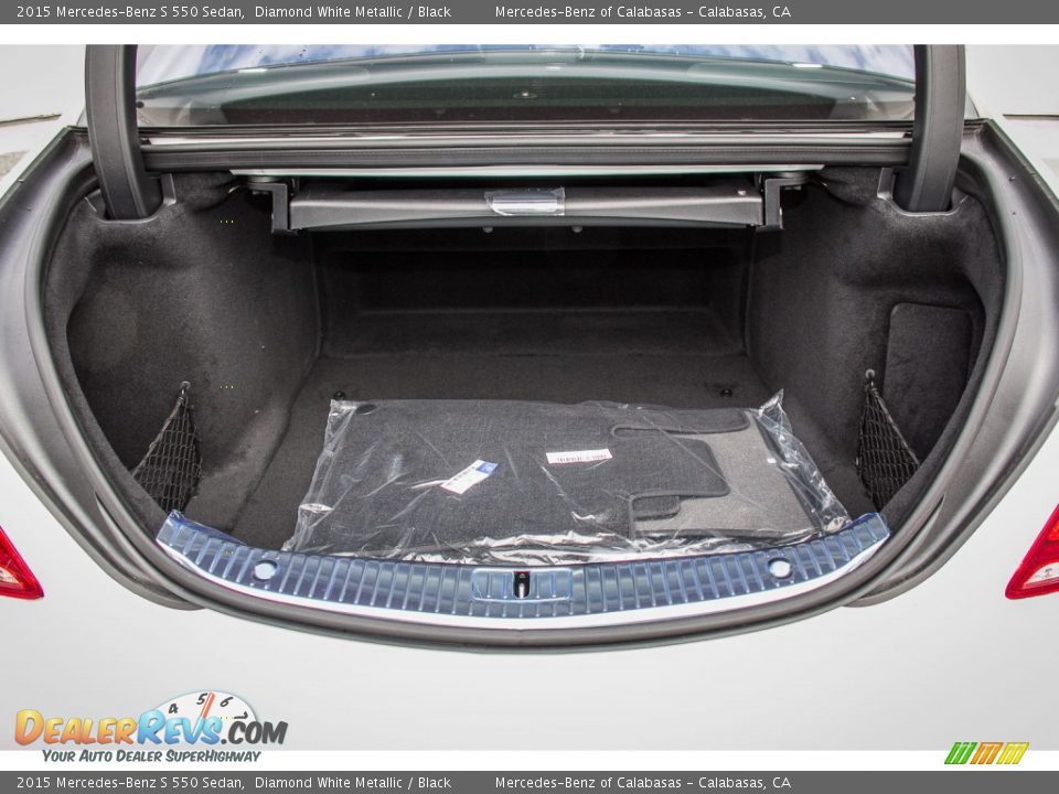 2015 Mercedes-Benz S 550 Sedan Diamond White Metallic / Black Photo #4