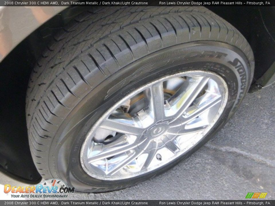 2008 Chrysler 300 C HEMI AWD Dark Titanium Metallic / Dark Khaki/Light Graystone Photo #9