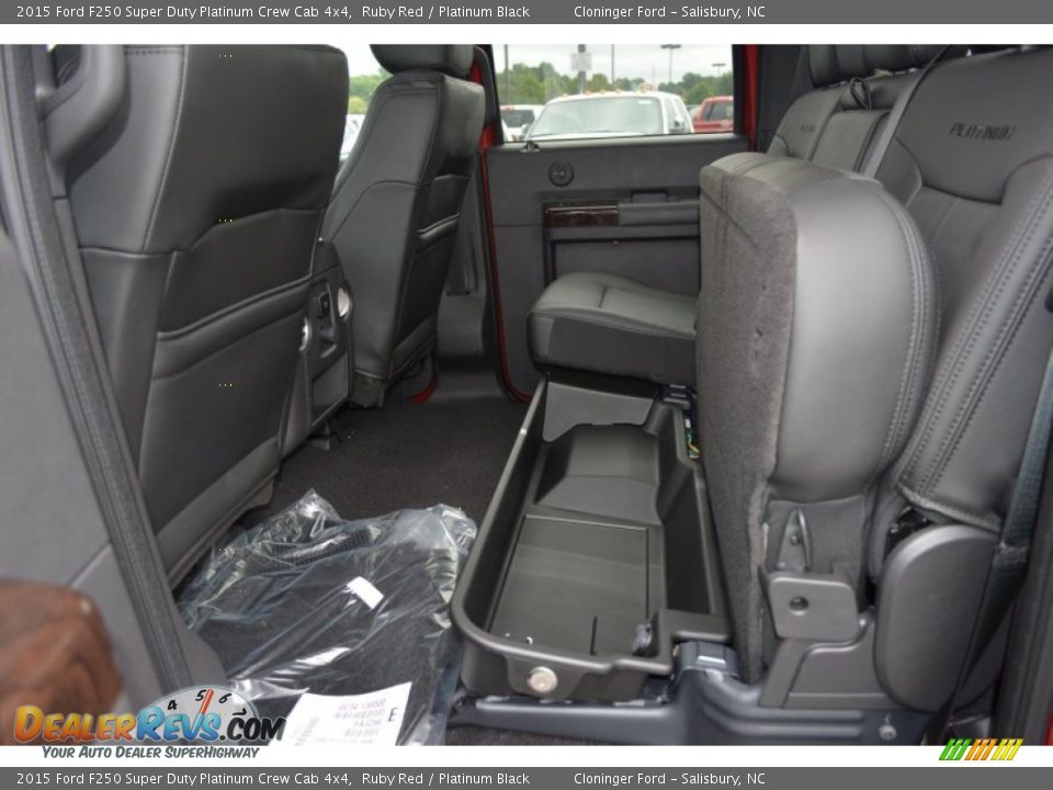 2015 Ford F250 Super Duty Platinum Crew Cab 4x4 Ruby Red / Platinum Black Photo #10