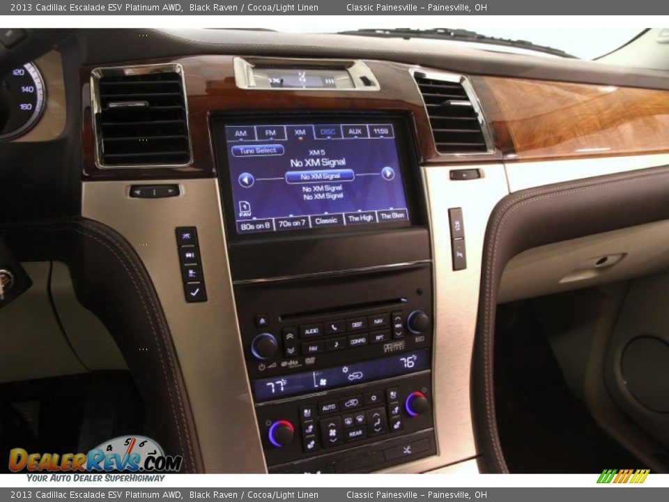 2013 Cadillac Escalade ESV Platinum AWD Black Raven / Cocoa/Light Linen Photo #7