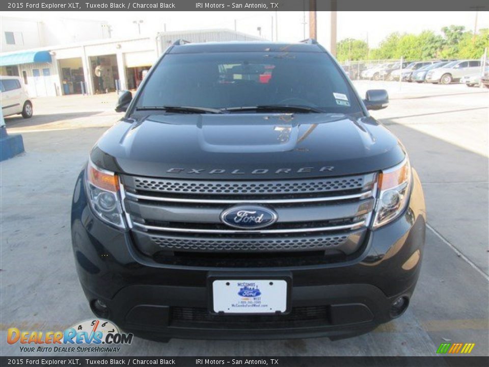 2015 Ford Explorer XLT Tuxedo Black / Charcoal Black Photo #3