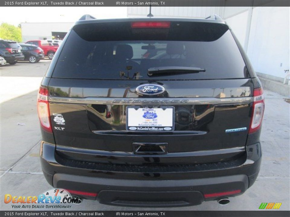 2015 Ford Explorer XLT Tuxedo Black / Charcoal Black Photo #5