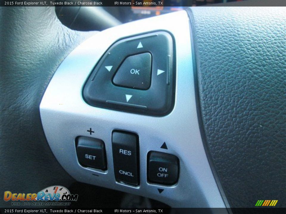 2015 Ford Explorer XLT Tuxedo Black / Charcoal Black Photo #13