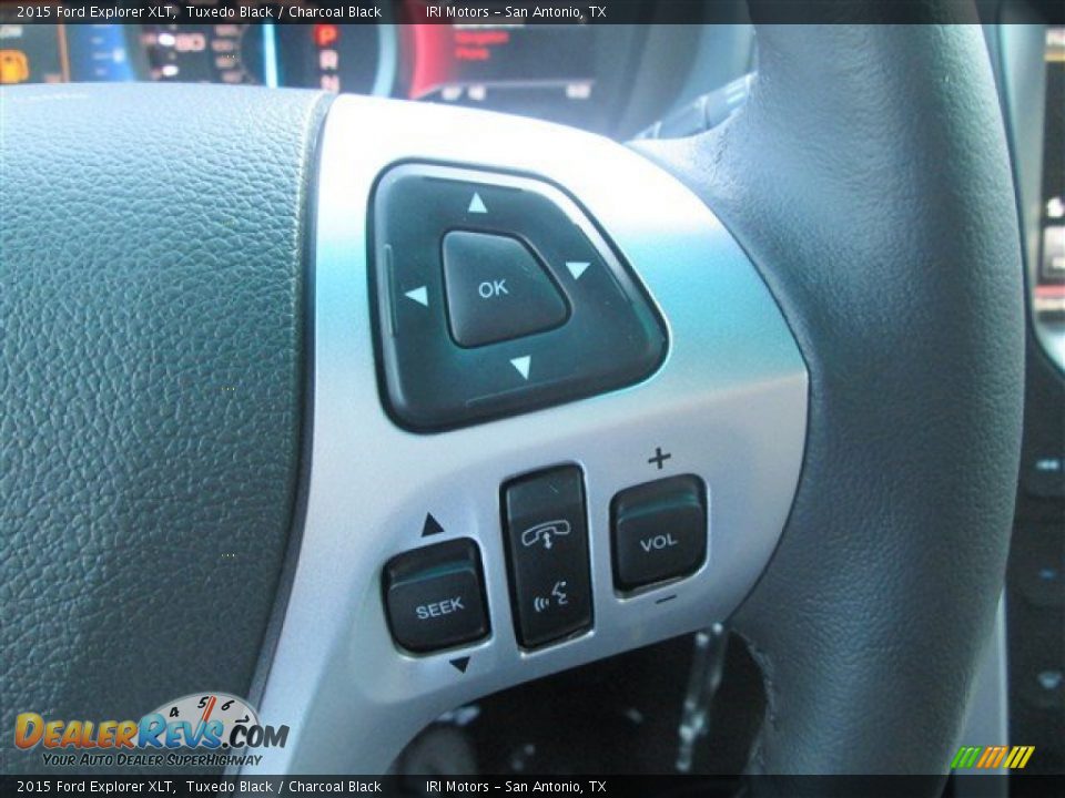 2015 Ford Explorer XLT Tuxedo Black / Charcoal Black Photo #14