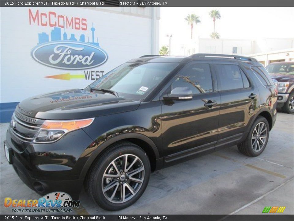 2015 Ford Explorer XLT Tuxedo Black / Charcoal Black Photo #19