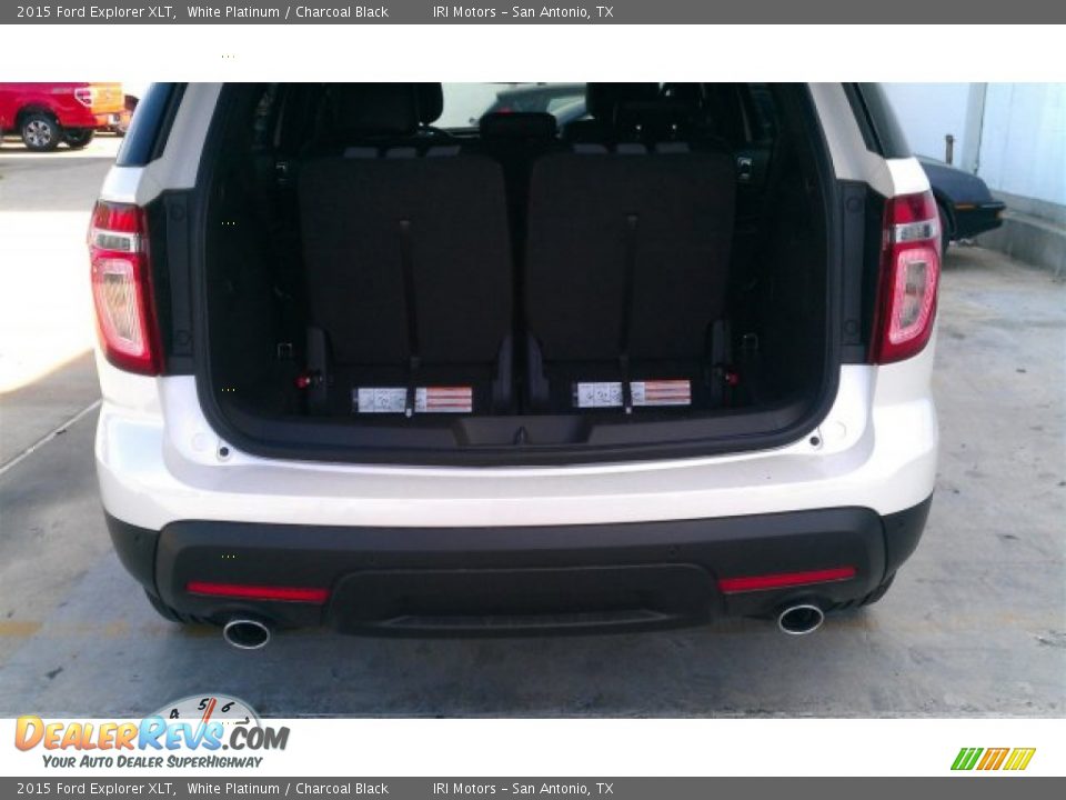 2015 Ford Explorer XLT White Platinum / Charcoal Black Photo #6