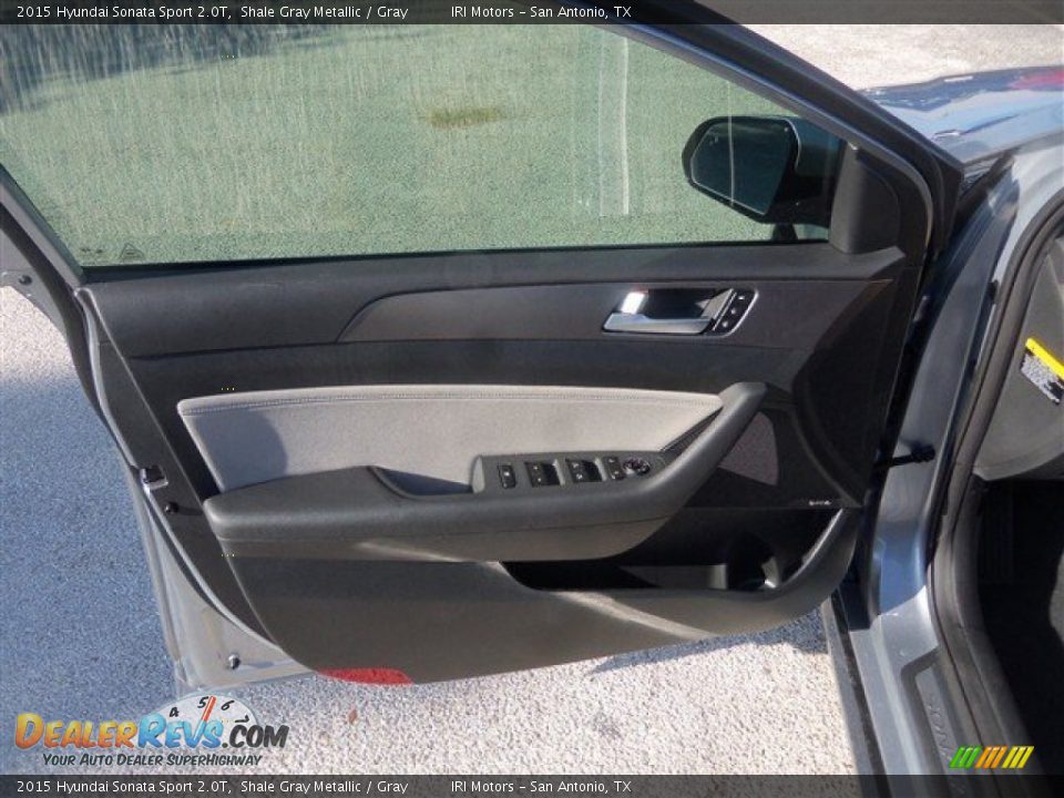 2015 Hyundai Sonata Sport 2.0T Shale Gray Metallic / Gray Photo #5
